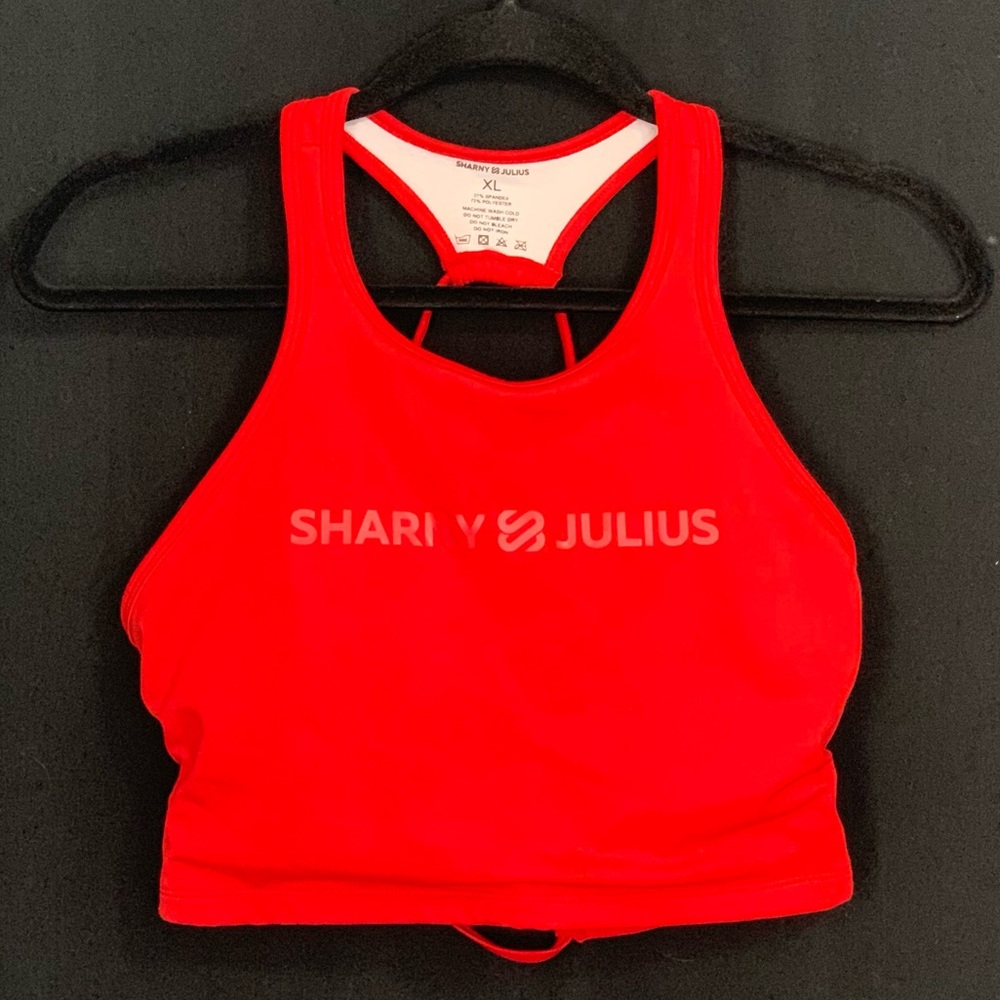 Sharny & Julius Red Sports Bra